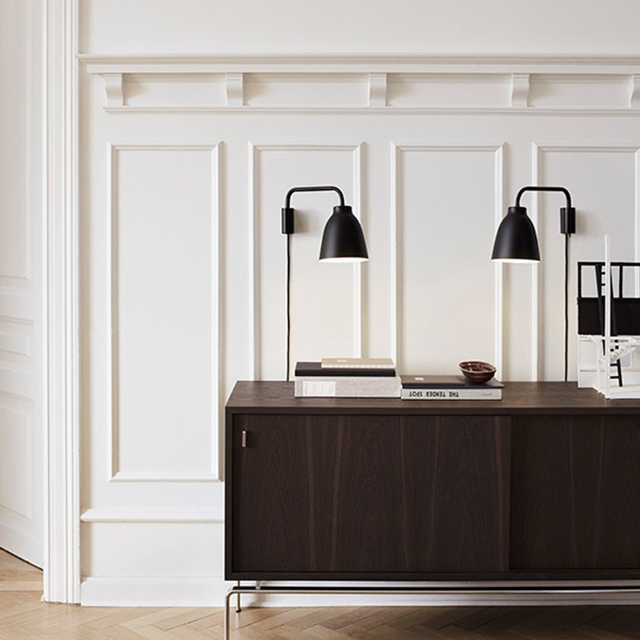 Caravaggio Read Vägglampa Grey 25