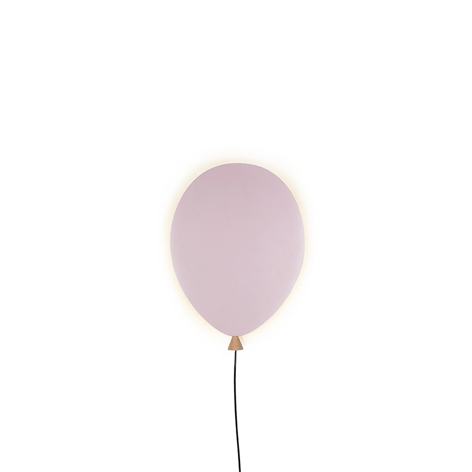 Balloon Vägglampa Rosa
