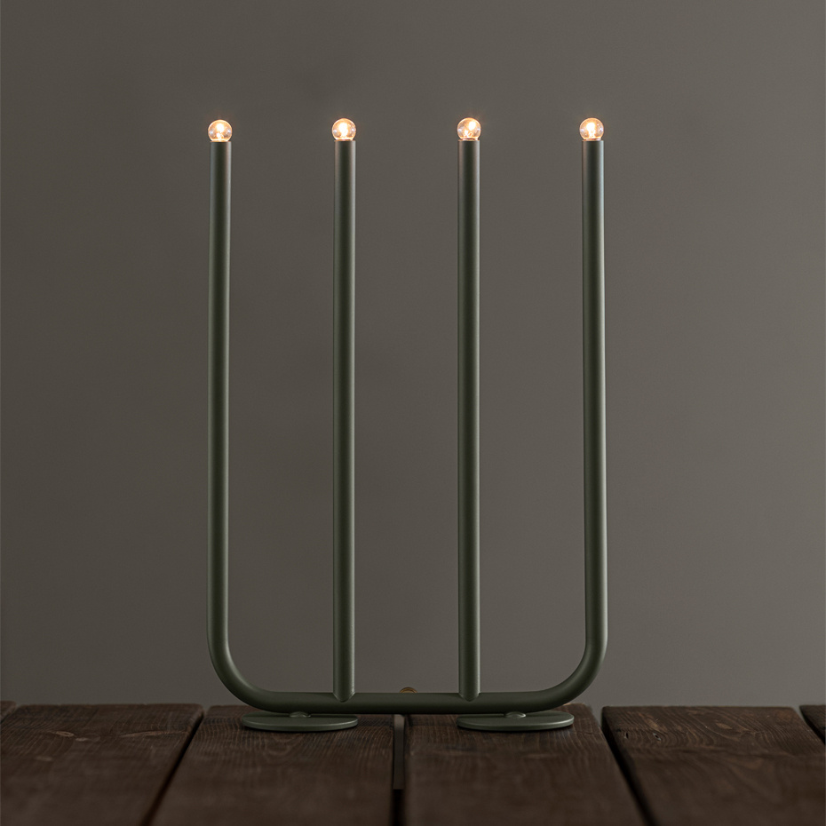 December Ljusstake 4 Gran