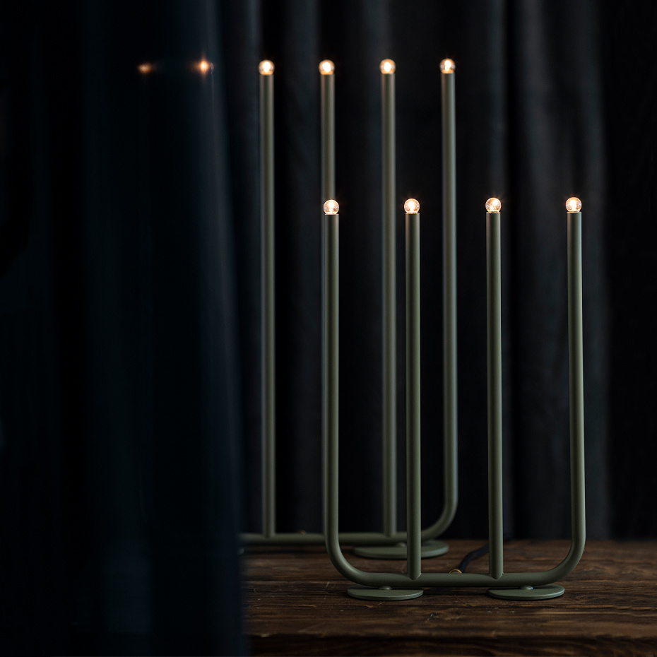 December Ljusstake 4 Gran