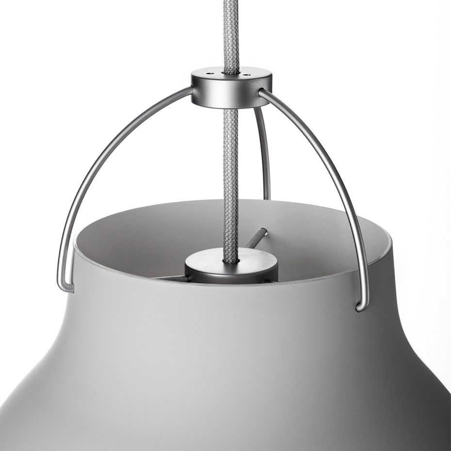 Caravaggio P3 Pendel Matt Grey 25