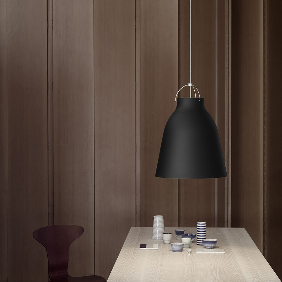 Caravaggio P1 Pendel Matt Black