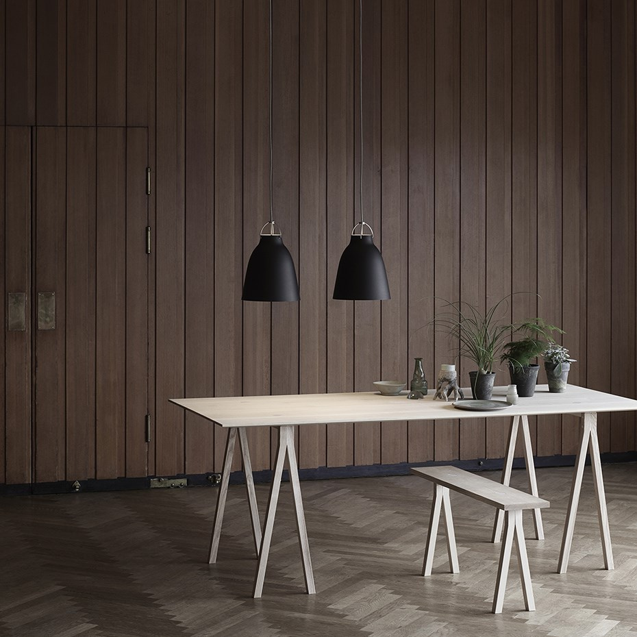 Caravaggio P2 Pendel Matt Black