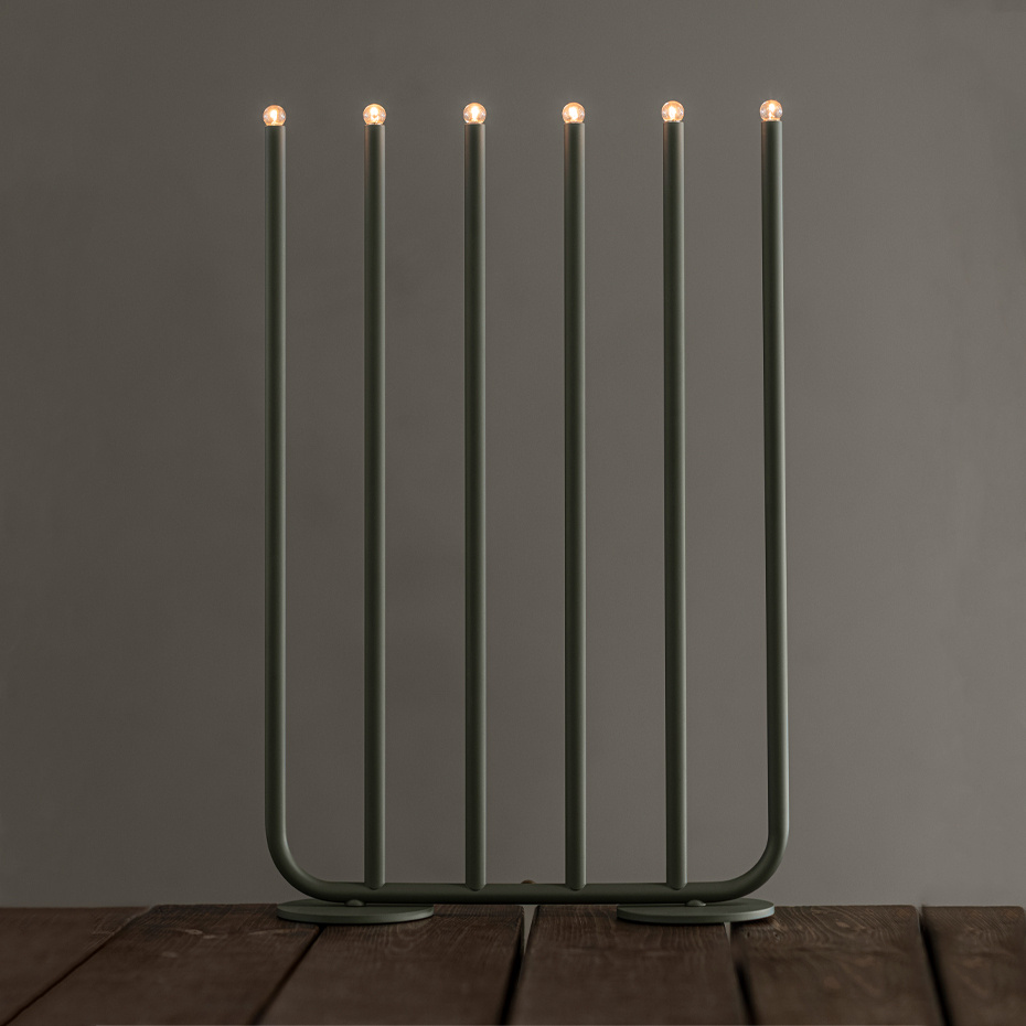 December Ljusstake 6 Gran