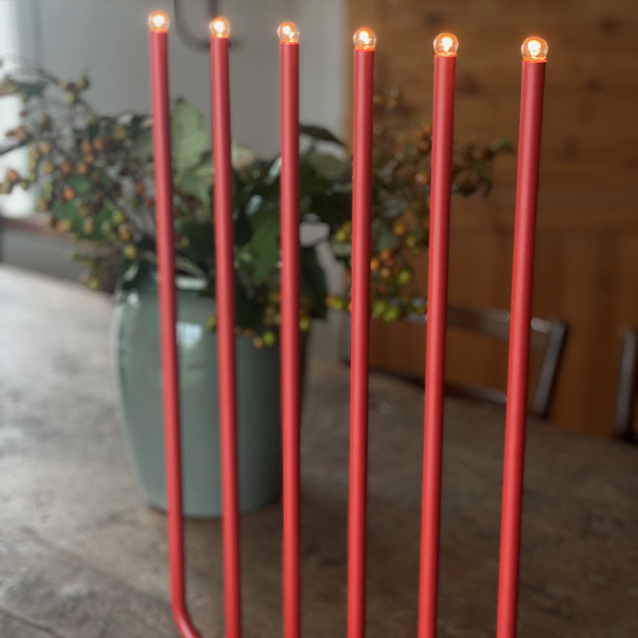 December Ljusstake 6 Glöd