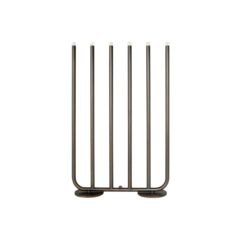 Konsthantverk December Ljusstake 6 Choklad