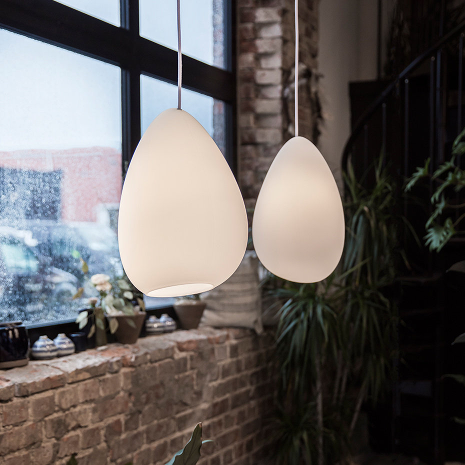 Ocean Pendel Ø31,5cm Rökfärgad