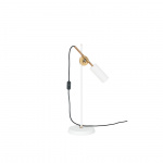 Stav Bordslampa Mattvit/Rå Mässing Stav Bordslampa Mattvit/Rå Mässing