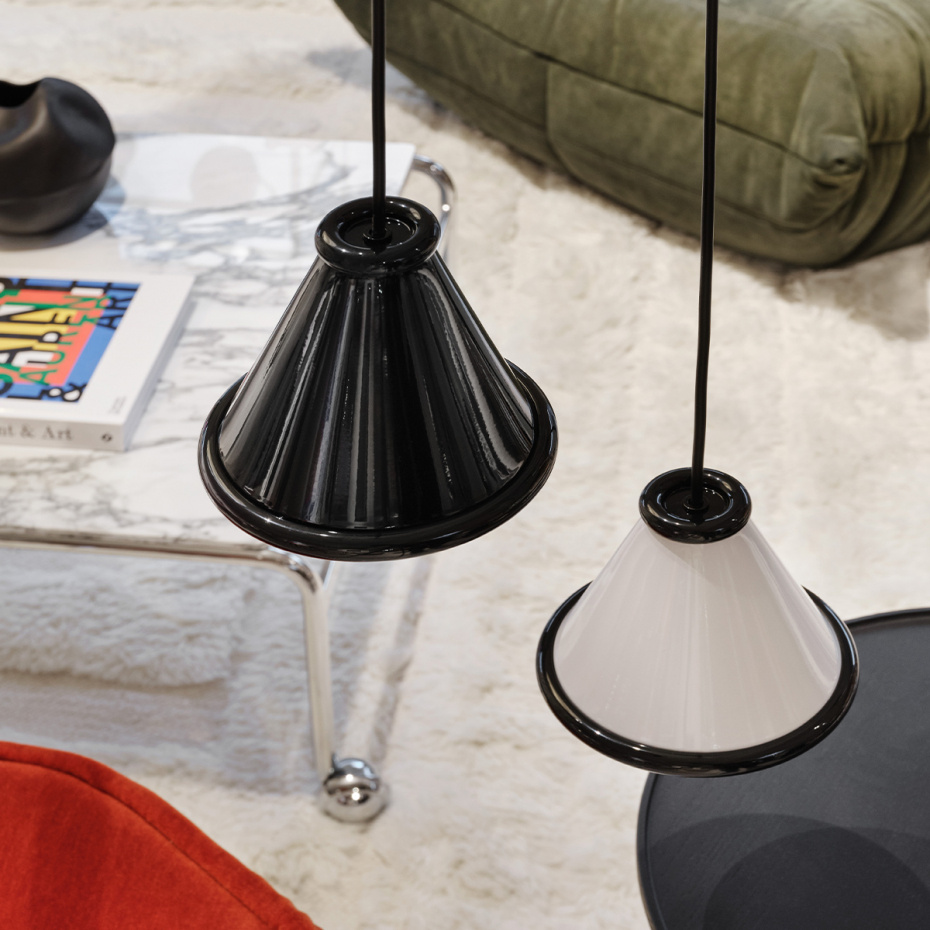 Belle Pendel Ø15cm Glossy Black