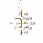 Cosmos Pendel 24-Arm Mässing/Opalglas Cosmos Pendel 24-Arm Mässing/Opalglas