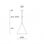 Cone W151 M2 Pendel Raw Aluminium Cone W151 M2 Pendel Raw Aluminium