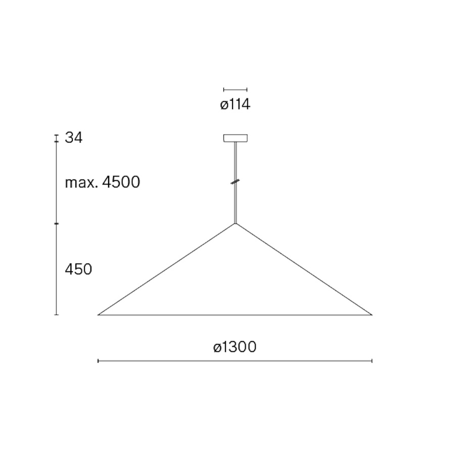 Extra Large Pendant w151 s3 Pendel Traffic White