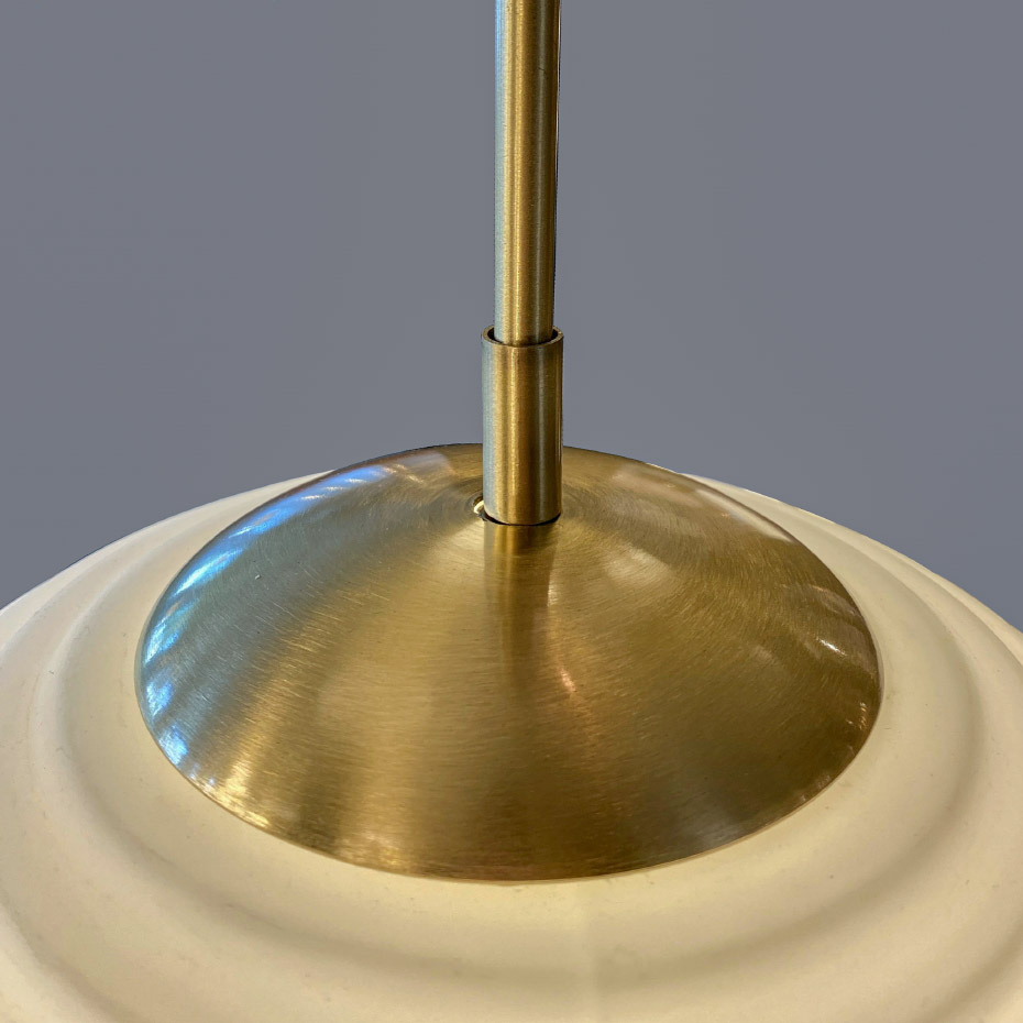 Sirius Pendel Ø40cm Mässing/Opalglas