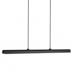 Fold LED Pendel Linjär Svart Struktur Fold LED Pendel Linjär Svart Struktur