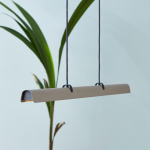 Fold LED Pendel Linjär Sand Struktur Fold LED Pendel Linjär Sand Struktur