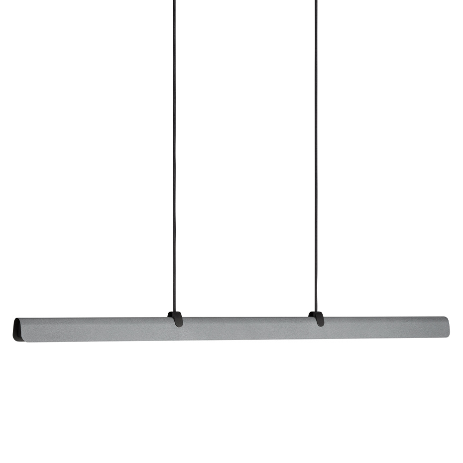 Fold LED Pendel Linjär Betong Struktur