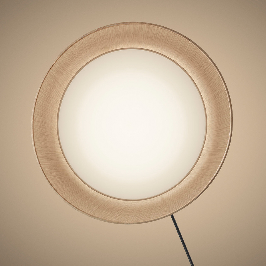 Twiggy Elle Wood Golvlampa Greige/Maple