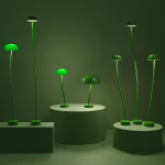 Curve Bordslampa L D150 Grön/Grönt Glas Curve Bordslampa L D150 Grön/Grönt Glas