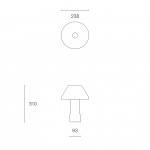 Lampyre w163 t1 Bordslampa Opal Glass Lampyre w163 t1 Bordslampa Opal Glass