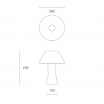 Lampyre w163 t2 Bordslampa Opal Glass Lampyre w163 t2 Bordslampa Opal Glass