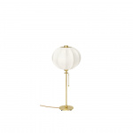 Uno Classic Bordslampa 39cm Borstad Mässing/Vit Linne Uno Classic Bordslampa 39cm Borstad Mässing/Vit Linne