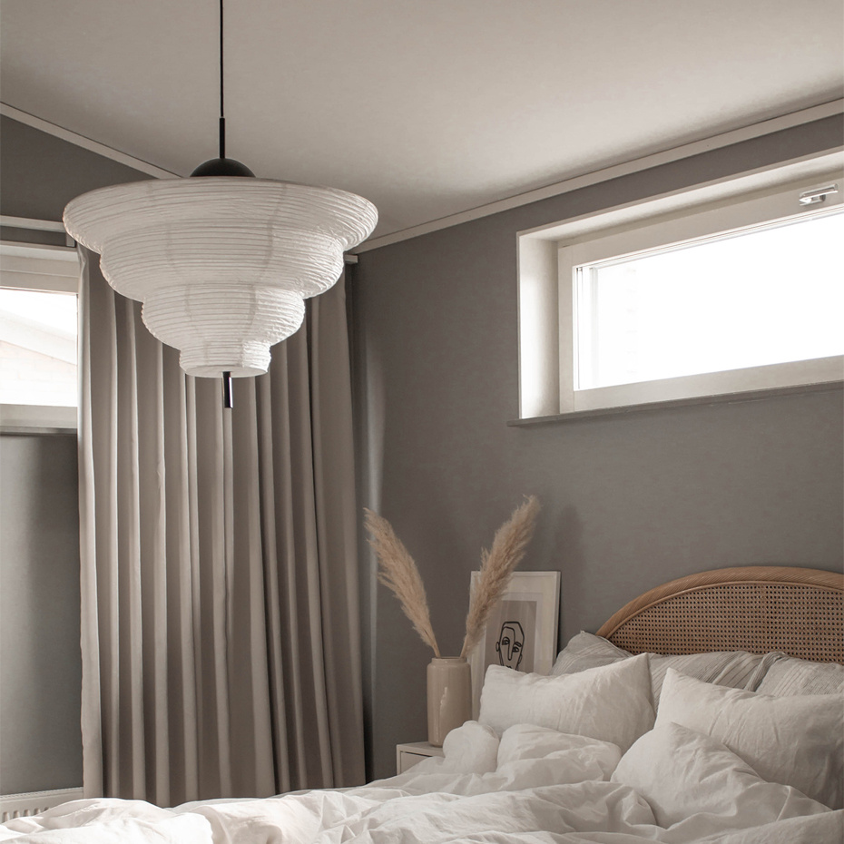 Kyoto 60 Pendel Vit/Svart