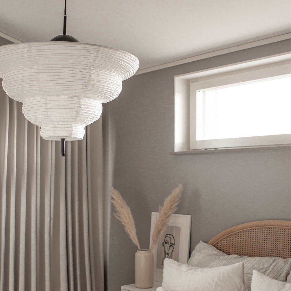 Kyoto 60 Pendel Vit/Svart