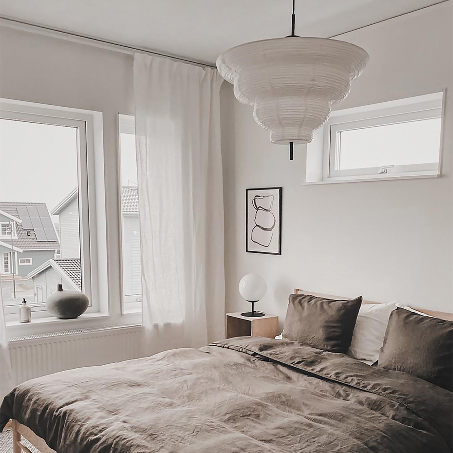 Kyoto 60 Pendel Vit/Svart