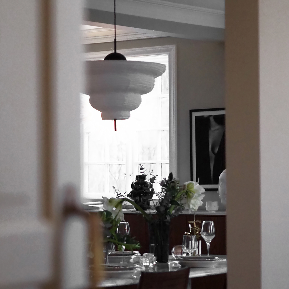 Kyoto 60 Pendel Vit/Svart