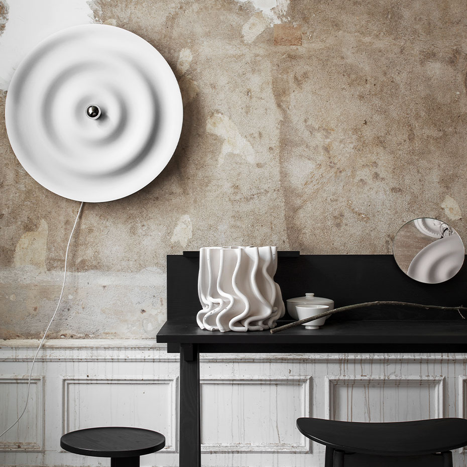 Alma w171 c/w Taklampa/Vägglampa Grey White