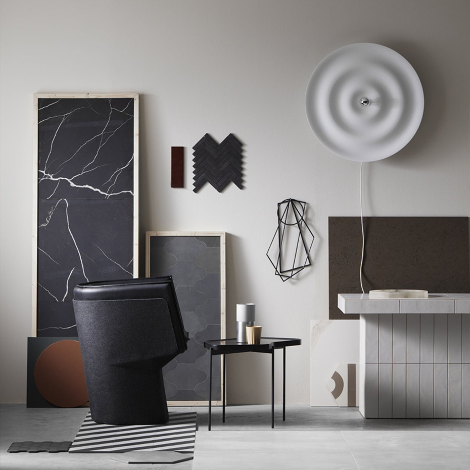 Alma w171 w Vägglampa Grey White