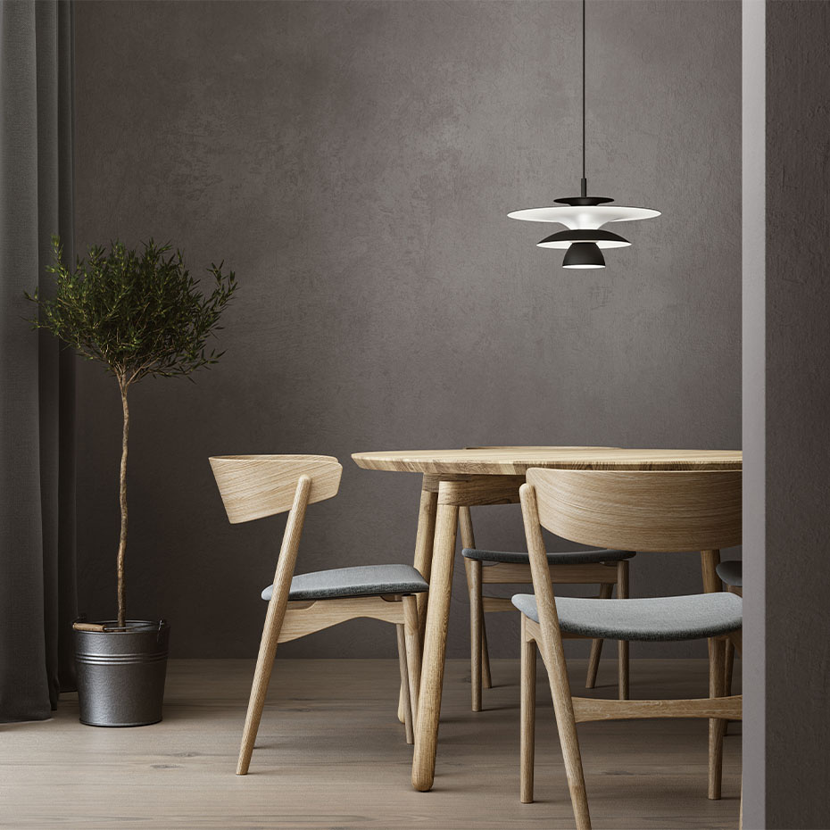 Picasso Pendel Ø38cm Mattsvart