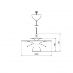Picasso Pendel Ø38cm Oxid Picasso Pendel Ø38cm Oxid