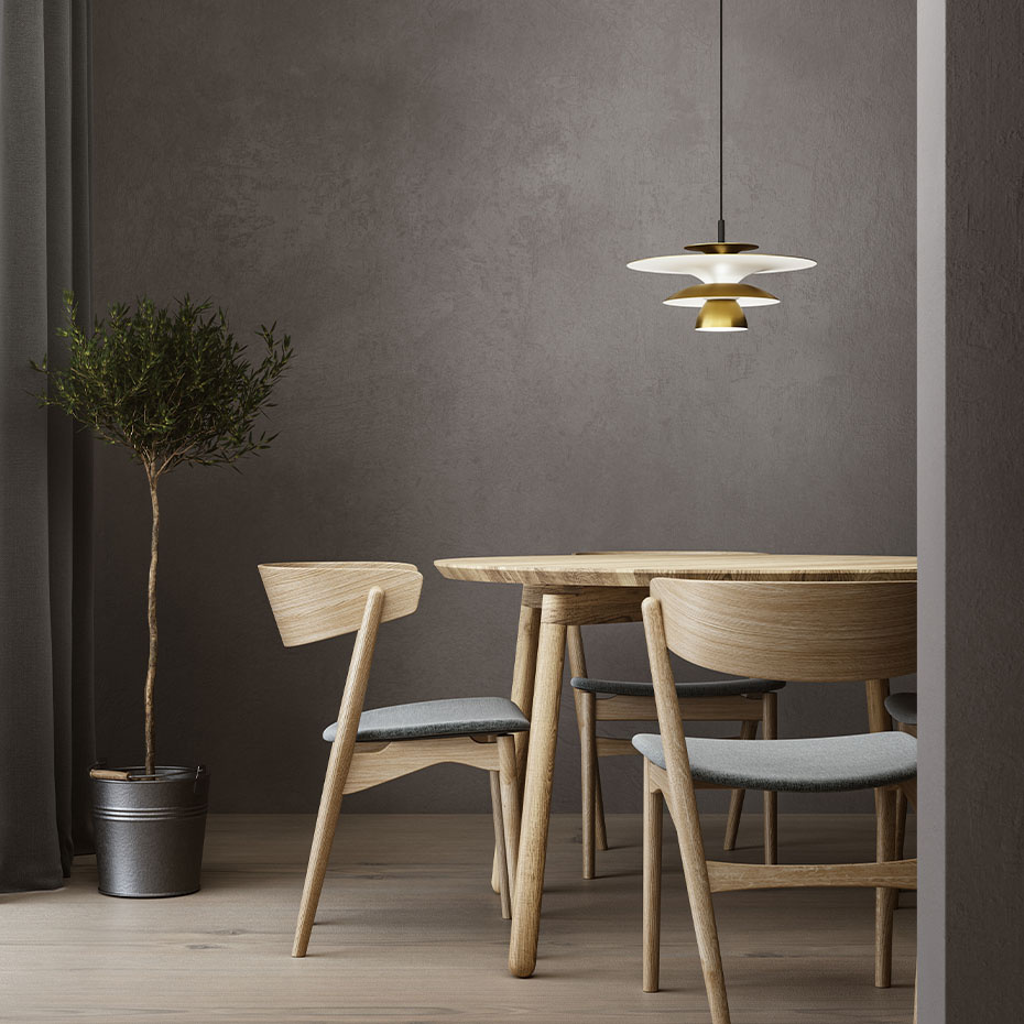 Picasso Pendel Ø38cm Mässing