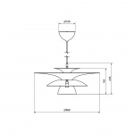 Picasso Pendel Ø50cm Mattsvart Picasso Pendel Ø50cm Mattsvart