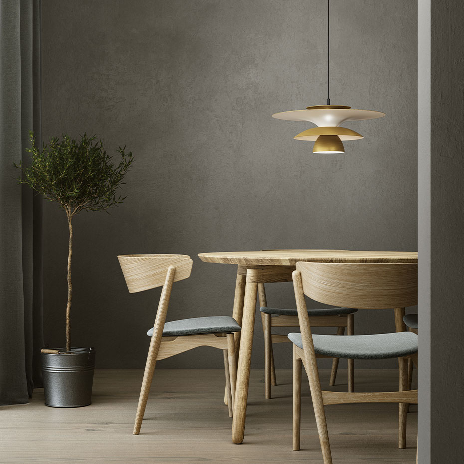 Picasso Pendel Ø50cm Mässing