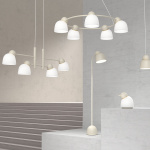 Bird Pendel Linjär Sand/Mässing Opalglas Bird Pendel Linjär Sand/Mässing Opalglas