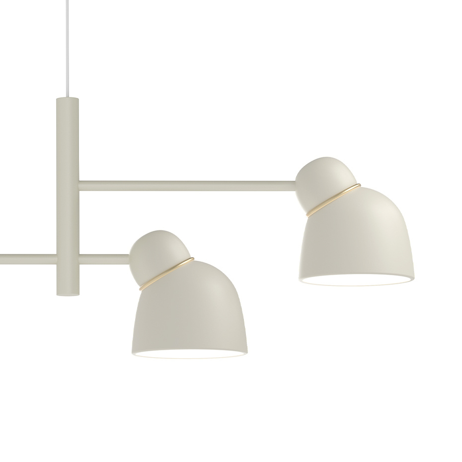 Bird Pendel Linjär Sand/Mässing