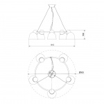 Bird Ljuskrona Sand/Mässing Bird Ljuskrona Sand/Mässing