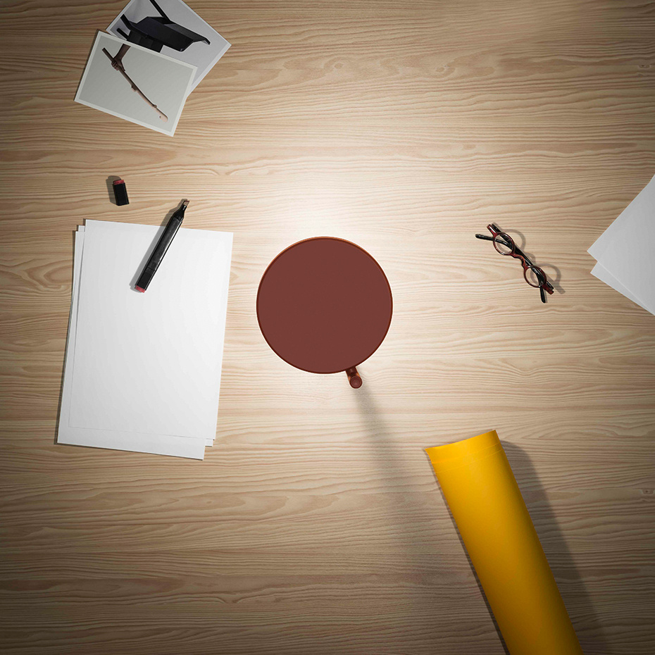 Pastille w182 b2 Bordslampa Oxide Red