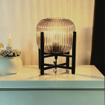 Vinda Bordslampa Liten Rökfärgad/Svart Vinda Bordslampa Liten Rökfärgad/Svart