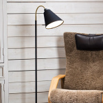 Ljusdal Golvlampa 1-Arm Svart/Matt Mässing Ljusdal Golvlampa 1-Arm Svart/Matt Mässing