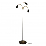 Ljusdal Golvlampa 3-Arm Svart/Matt Mässing Ljusdal Golvlampa 3-Arm Svart/Matt Mässing