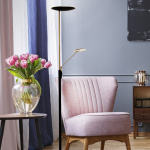 Cadiz Uplight Golvlampa Svart/Matt Mässing Cadiz Uplight Golvlampa Svart/Matt Mässing