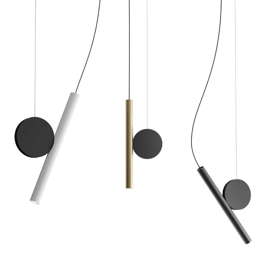 Luceplan Doi A05S1W Pendel Matt Black