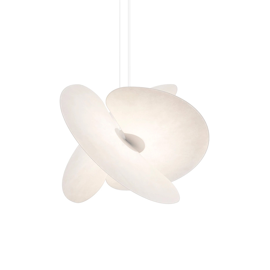 Luceplan Levante A06/1T Pendel Ø60cm White