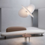 Levante A06/1T Pendel Ø60cm Matt White Levante A06/1T Pendel Ø60cm Matt White