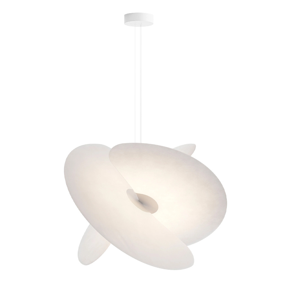 Luceplan Levante A06/2T Pendel Ø90cm White