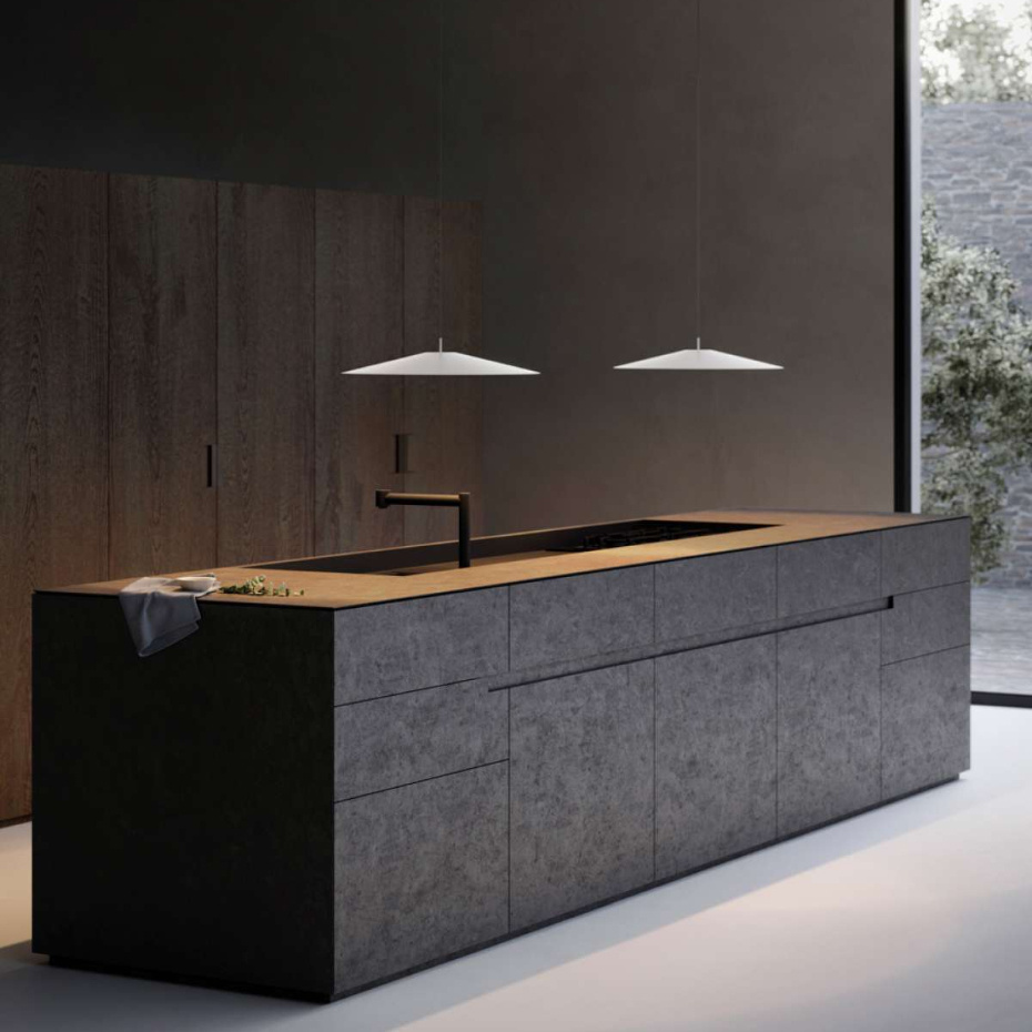 Luceplan Koinè A07S11WN Pendel Ø110cm Matt White