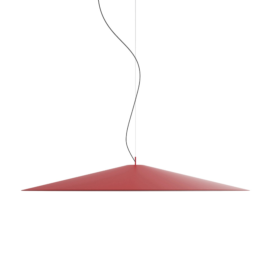 Luceplan Koinè A07S11WN Pendel Ø110cm Matt Red